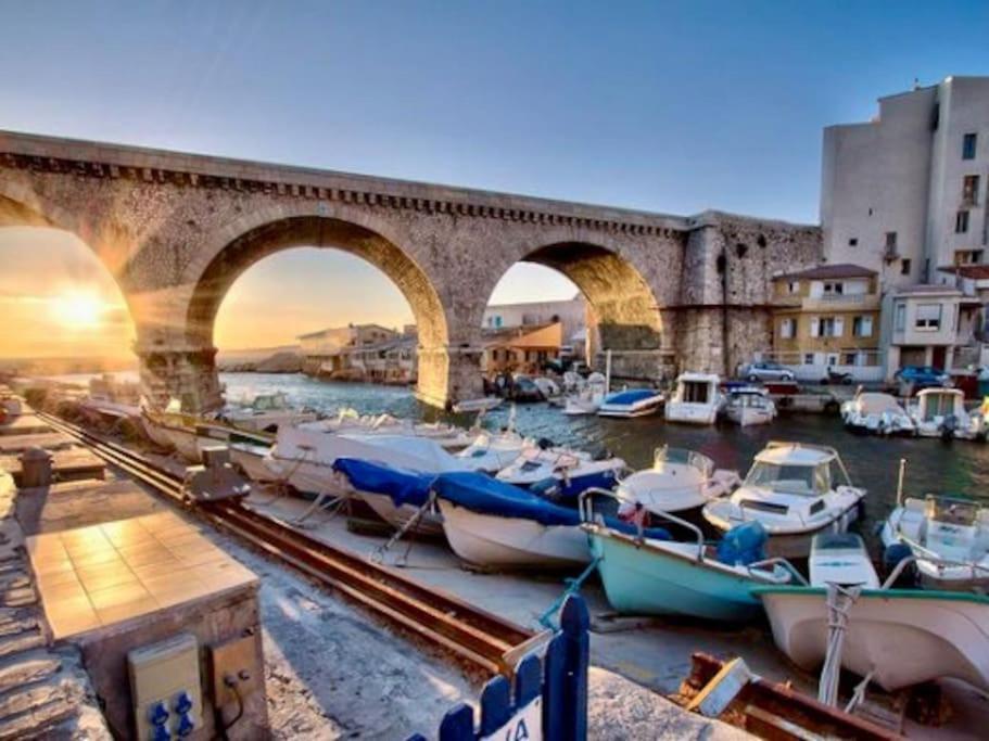 Superbe Logement Au Vallon Des Auffes Marsella Exterior foto