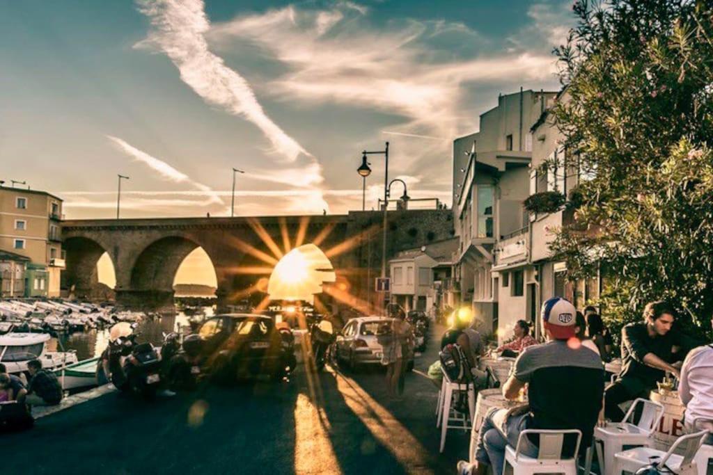 Superbe Logement Au Vallon Des Auffes Marsella Exterior foto